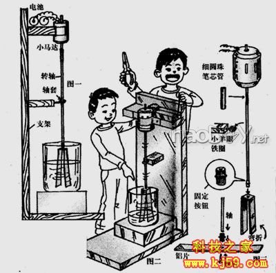 科技小制作-自制电磁搅拌机器的介绍