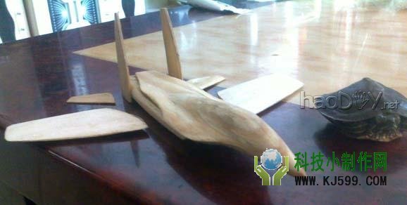 科技小制作-用木头手工制作小飞机