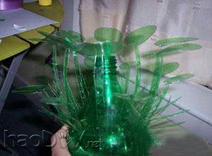 科技小制作-用雪碧瓶自己制作花篮