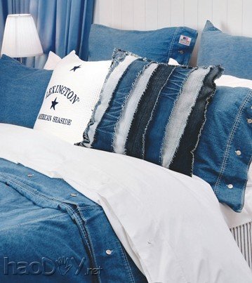 科技小制作-废旧闲置的牛仔裤牛仔衣制作各种家居用品