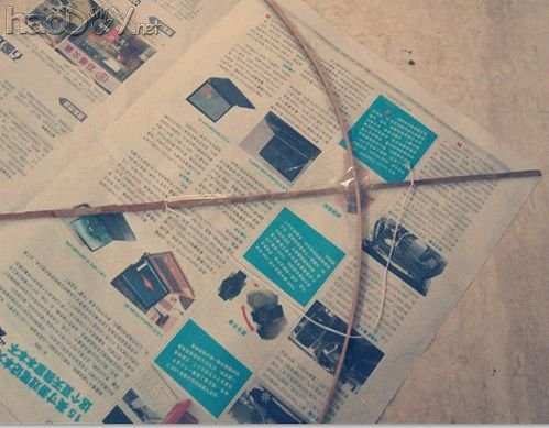 科技小制作-如何制作简易家式风筝?