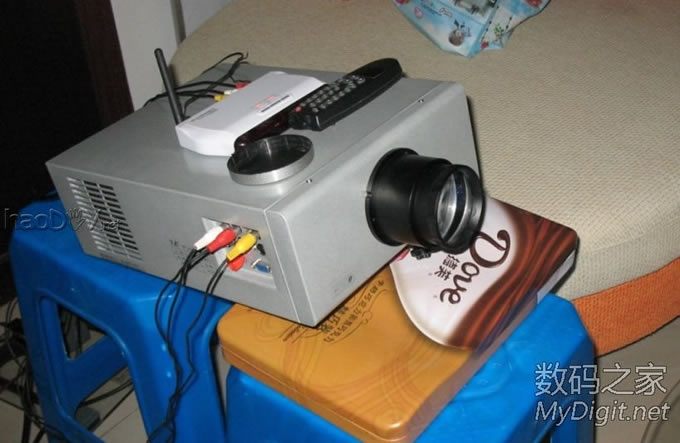 六年磨剑,我DIY的LED投影成功(四楼有效果图)