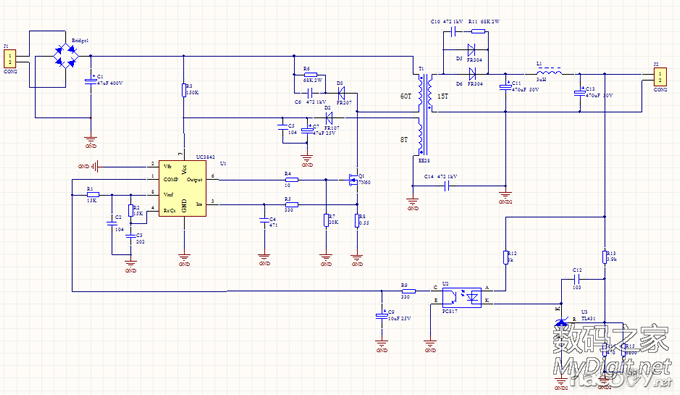 手工DIY一个24V  2A开关电源!第一次D电源~哈哈 手工DIY一个24V  2A开关电源!第一次D电源~哈哈