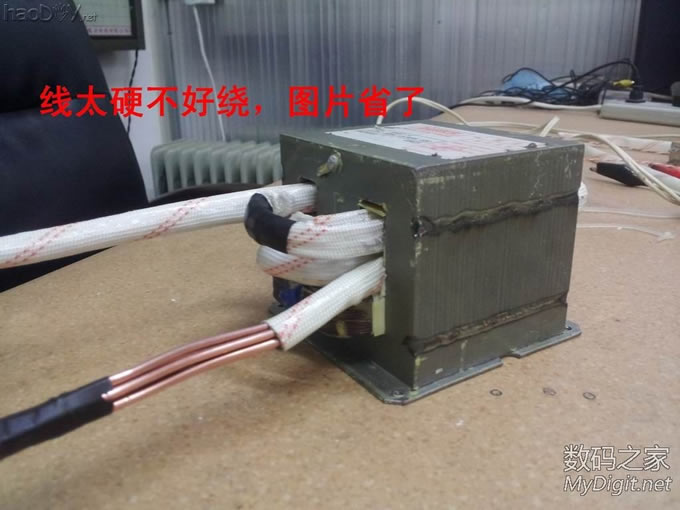 也diy个点焊机。次级竟然超过1000安爆表了 也diy个点焊机。次级竟然超过1000安爆表了