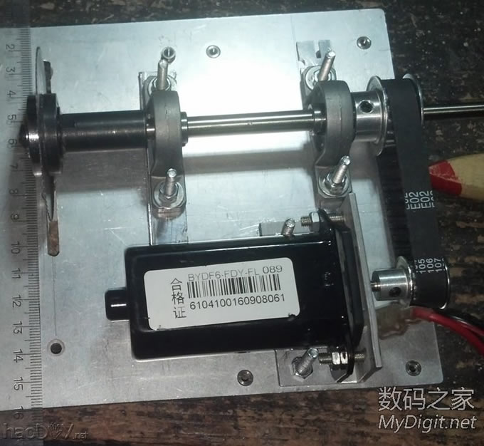 尺寸2 做了个小台锯,成本含快递60来块