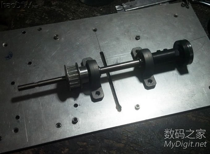 主轴 做了个小台锯,成本含快递60来块