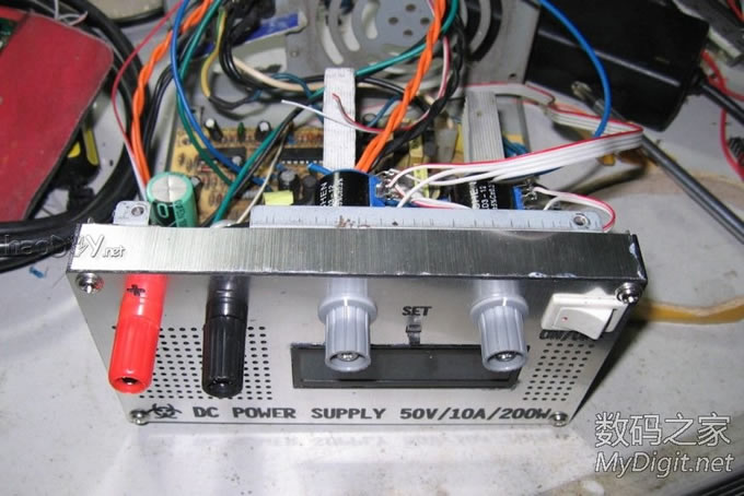 改ATX为可调,我也跟风做一个0~50V,0~10A的ATX可调电源。最大200W,1楼。。 改ATX为可调,我也跟风做一个0~50V,0~10A的ATX可调电源。最大