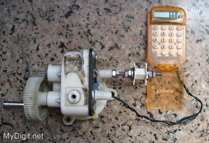 废物利用DIY数码绕线机