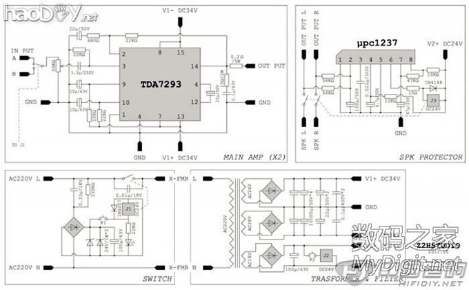 全手工打造TDA7293 功放 手工精湛  堪称艺术品 (转) 全手工打造TDA7293 功放 手工精湛  堪称艺术品 (转)