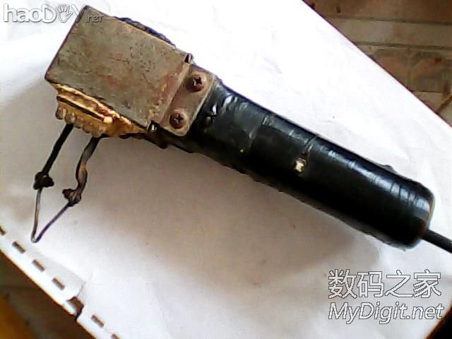 七年前做的电烙铁、拿出来晒晒 七年前做的电烙铁、拿出来晒晒