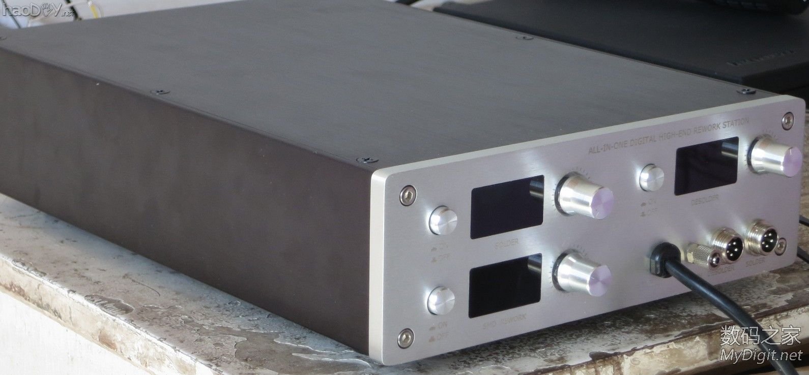 DIY三合一全单片机控制OLED数显反修台