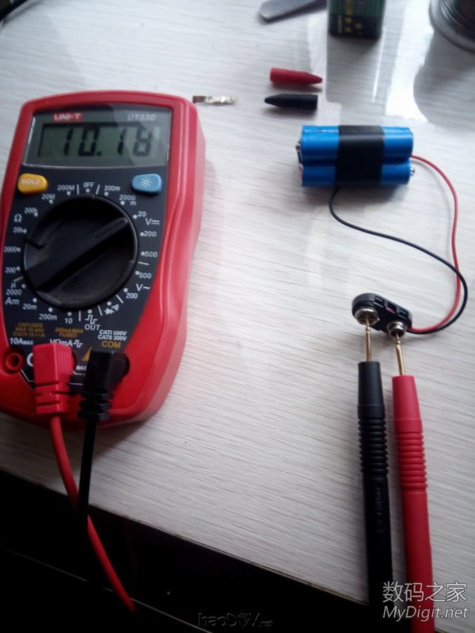 3节AAA铁锂彻底终结万用表9V电池各类升压方案 3节AAA铁锂彻底终结万用表9V电池各类升压方案