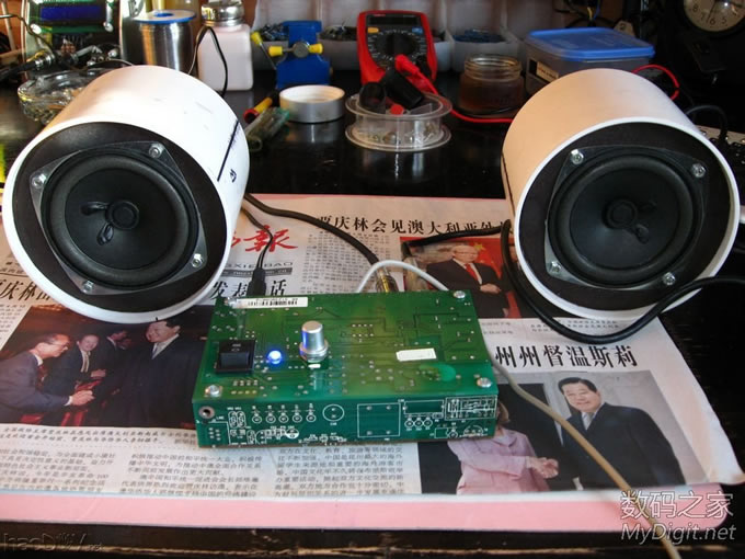 ÎÒµÄÒôÏäÎÒ×öÖ÷£ºPVC¹Ü²Ä×öµÄÒ»¶ÔÓÐÔ´2.0СÒôÏ䣬Ч¹ûºÜºÃ£¬Í¼¶à