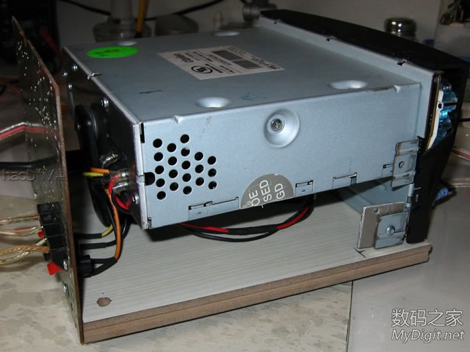 暴多图,老款凯越CD机改造,重点是异形外观修饰和试改外壳