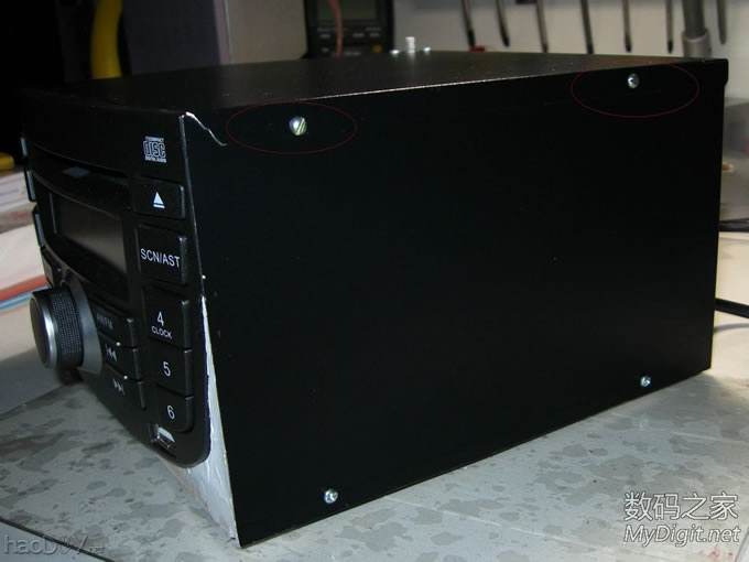 暴多图,老款凯越CD机改造,重点是异形外观修饰和试改外壳