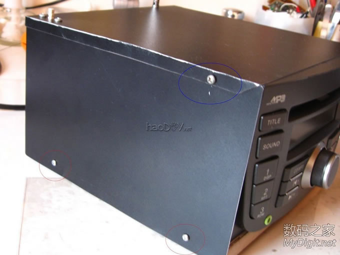 暴多图,老款凯越CD机改造,重点是异形外观修饰和试改外壳