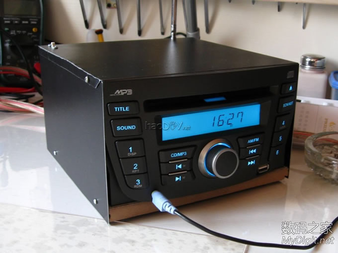 暴多图,老款凯越CD机改造,重点是异形外观修饰和试改外壳