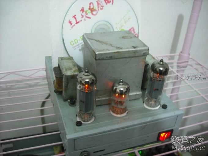 废旧光驱的另一种玩法~DIY电子管发烧音响篇 废旧光驱的另一种玩法~DIY电子管发烧音响篇