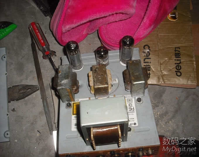 废旧光驱的另一种玩法~DIY电子管发烧音响篇 废旧光驱的另一种玩法~DIY电子管发烧音响篇