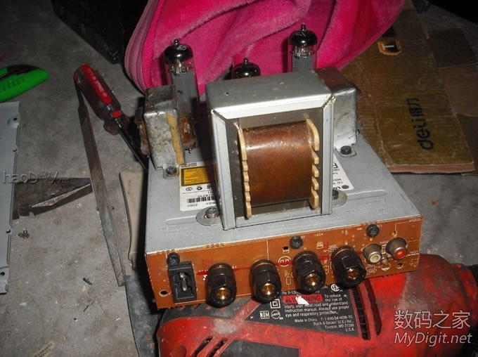 废旧光驱的另一种玩法~DIY电子管发烧音响篇 废旧光驱的另一种玩法~DIY电子管发烧音响篇