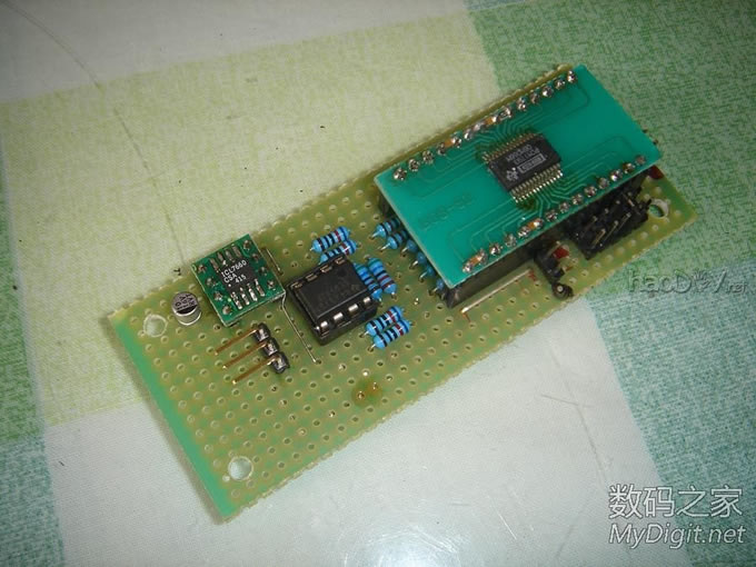 自制光纤解码器试验成功 自制光纤解码器试验成功