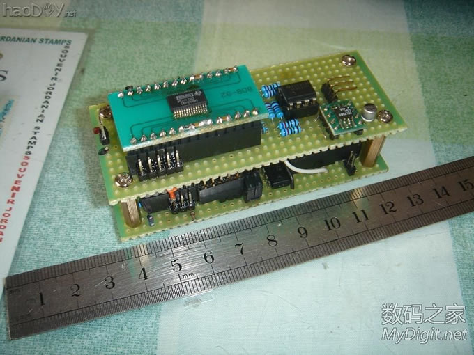 自制光纤解码器试验成功 自制光纤解码器试验成功