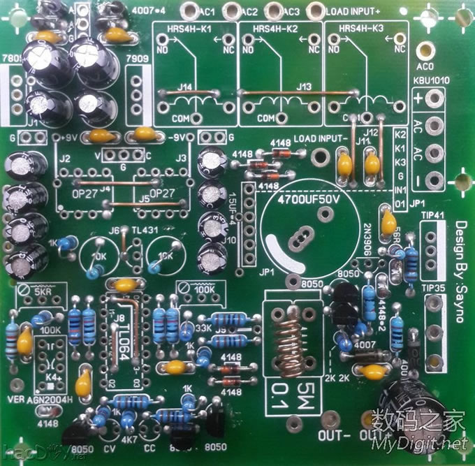 请输入描述 电子负载和电源 组装加调试