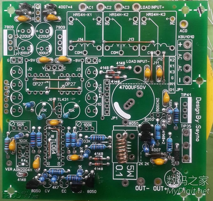 请输入描述 电子负载和电源 组装加调试