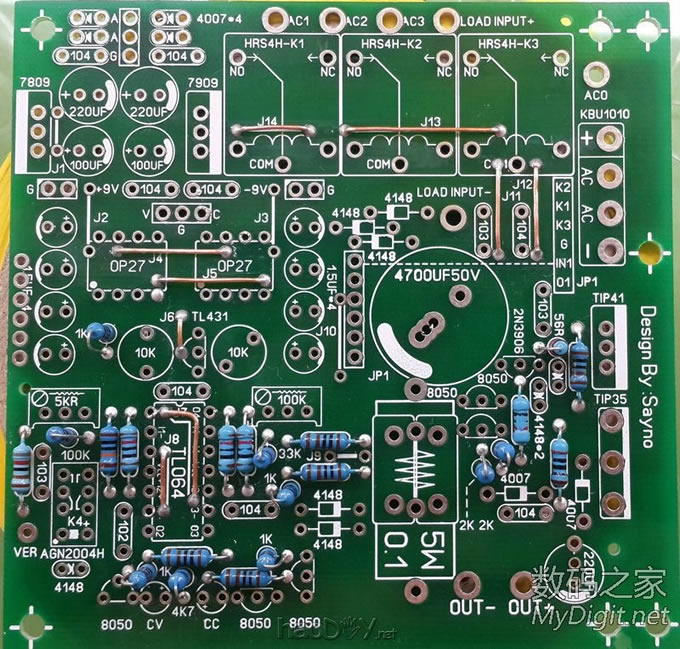 请输入描述 电子负载和电源 组装加调试