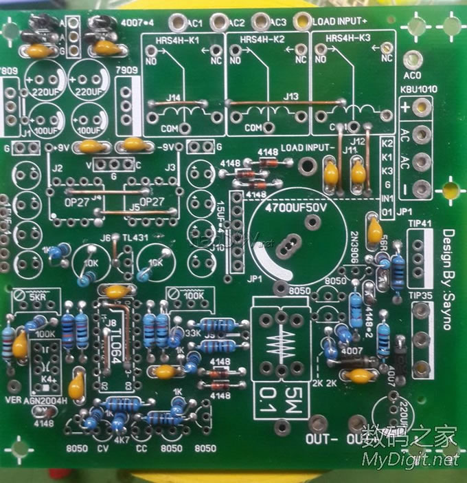 请输入描述 电子负载和电源 组装加调试