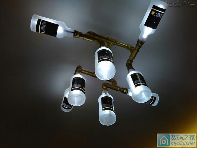 看到有用酒瓶做灯的!咱也发个DIY 看到有用酒瓶做灯的!咱也发个DIY