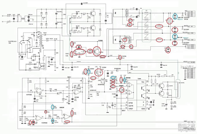 改ATX电源为白光烙铁电源及可调电源 改ATX电源为白光烙铁电源及可调电源