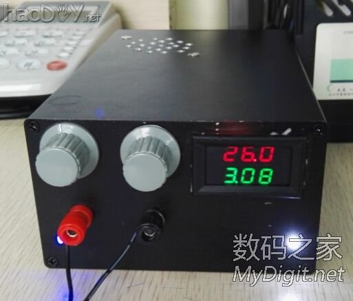 终于改出来一个可调电源!可把我拆腾死了。 终于改出来一个可调电源!可把我拆腾死了。