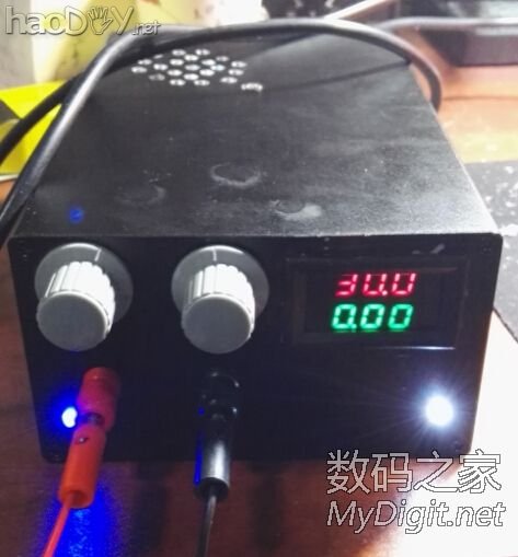 终于改出来一个可调电源!可把我拆腾死了。 终于改出来一个可调电源!可把我拆腾死了。