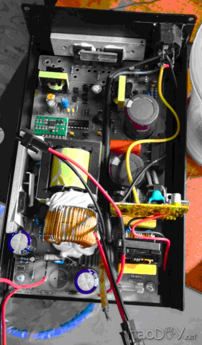 终于改出来一个可调电源!可把我拆腾死了。 终于改出来一个可调电源!可把我拆腾死了。