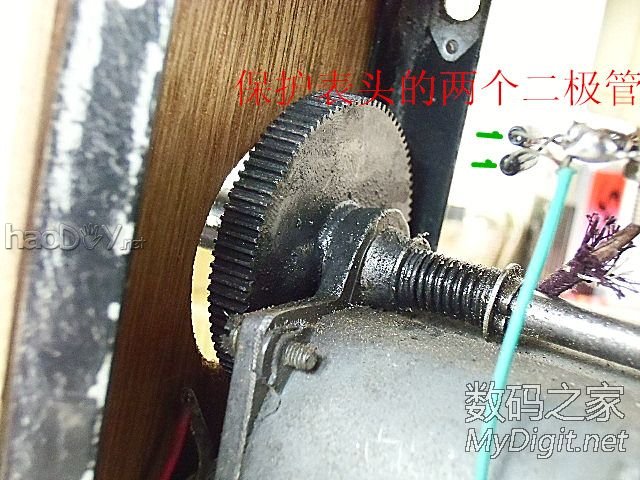 用报废的手摇电话单机制作摇表