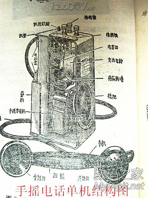 用报废的手摇电话单机制作摇表