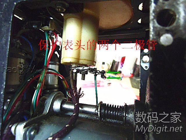 用报废的手摇电话单机制作摇表