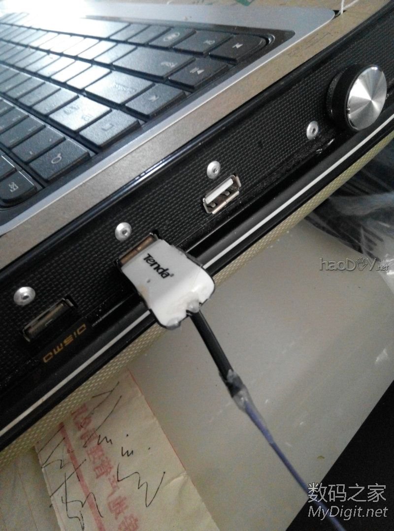 闲的没事干用台式机零件DIY改装的手提电脑纯粹给自己找点乐子,