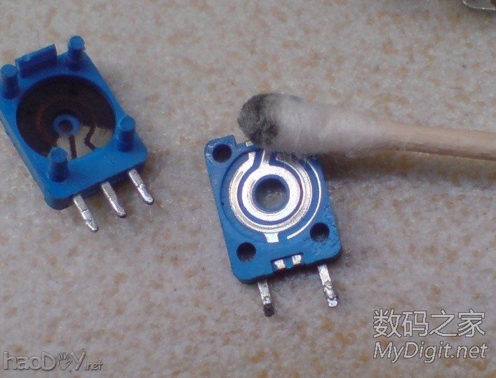 9 ===清理音量电位器,消除“擦擦声”===有图有细节