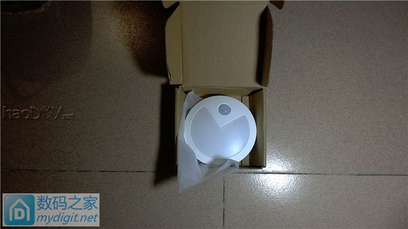 打开包装就是感应灯 淘宝上9.9元包邮的吃豆豆感应灯改造