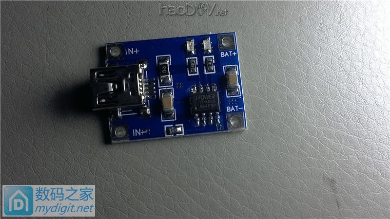 用到的锂电池充电模块 淘宝上9.9元包邮的吃豆豆感应灯改造