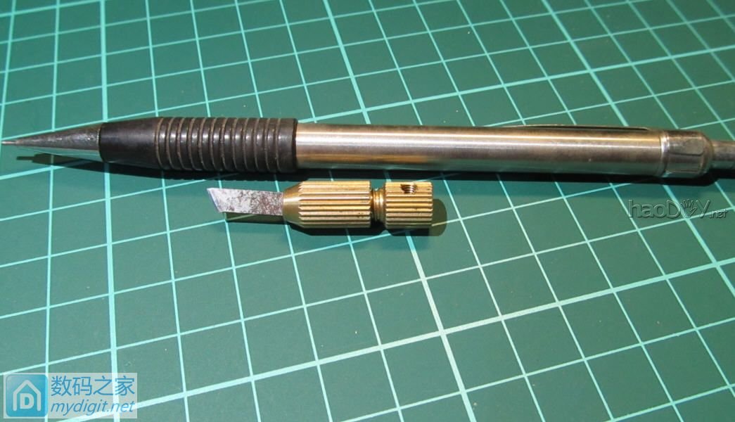 做个小刀片夹具(更新手柄) 做个小刀片夹具(更新手柄)