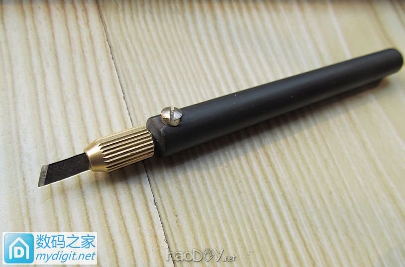 做个小刀片夹具(更新手柄) 做个小刀片夹具(更新手柄)