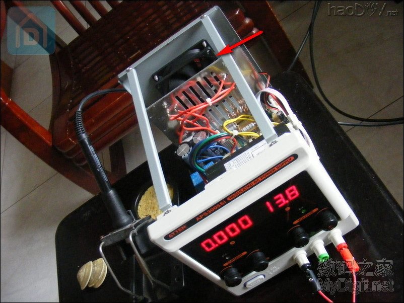 噪音太大!安泰信APS3005Si稳压电源改装“智能”风扇 噪音太大!安泰信APS3005Si稳压电源改装“智能”风扇
