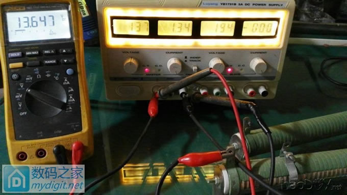 撸坛友的绿杨 YB1731B 3A直流稳压电源加背光、校正。