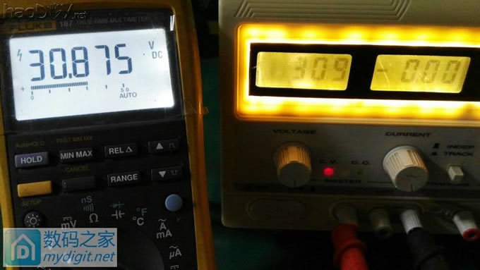 撸坛友的绿杨 YB1731B 3A直流稳压电源加背光、校正。