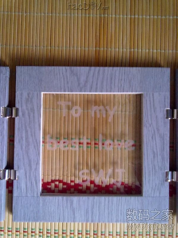 也给女友DIY 了一个LED工艺品,仿制坛友的