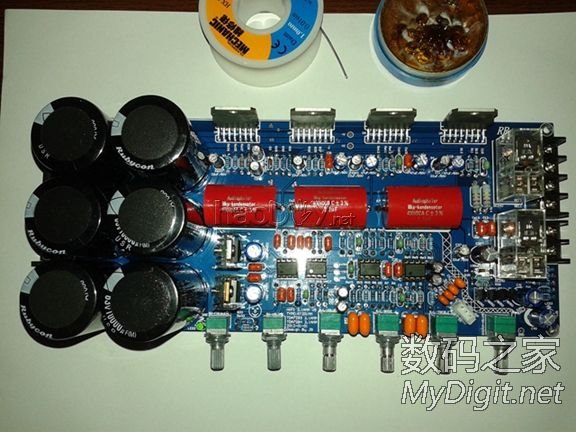 请输入描述 享受DIY乐趣---组装一台2.1大功率桌面功放