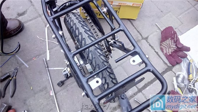 《开心大维哥作品》玩儿个大的,改装一台代驾神器(迷你折叠自行